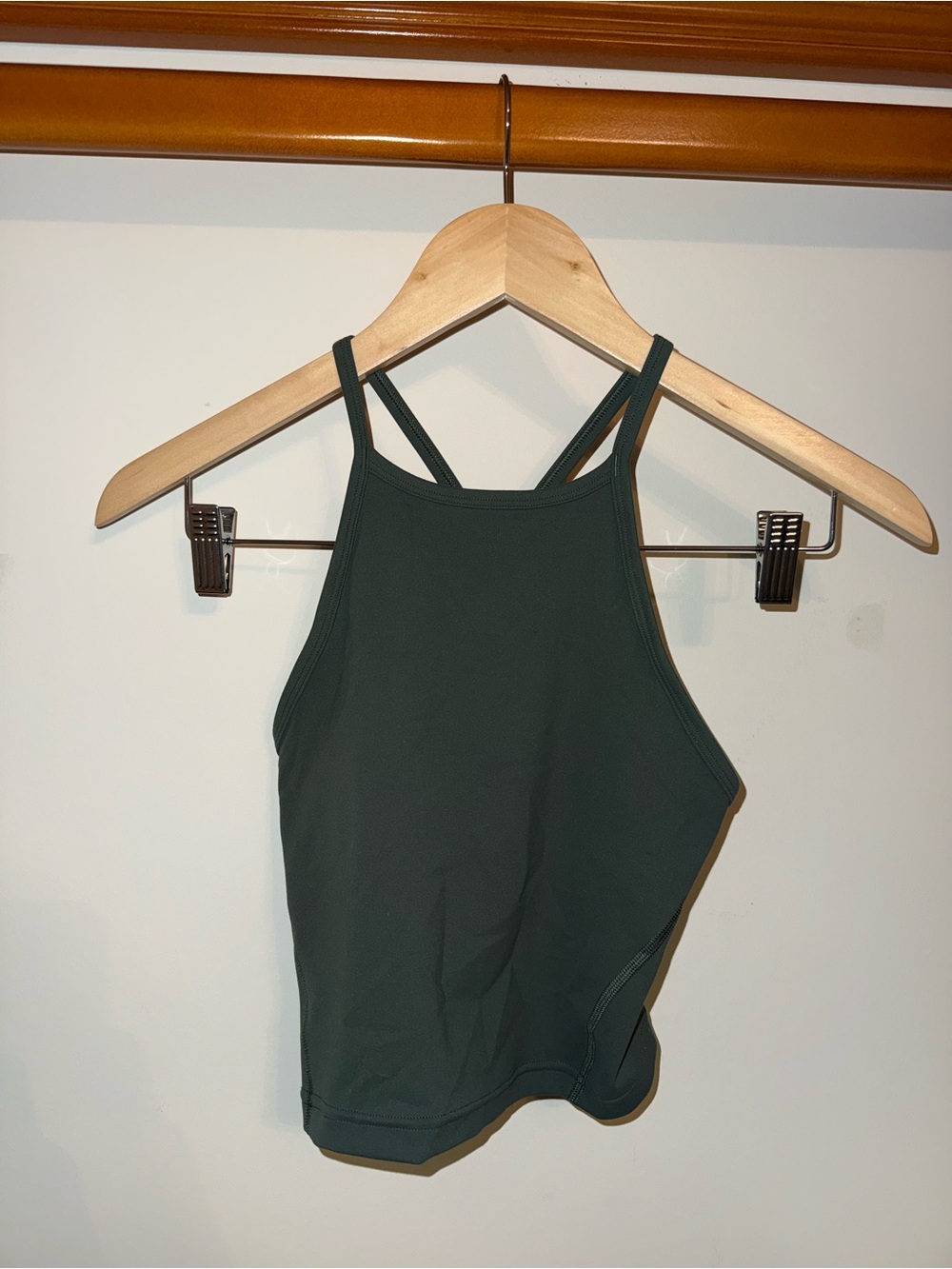 Lululemon Cropped Dark Green Women’s Strappy Tank Top